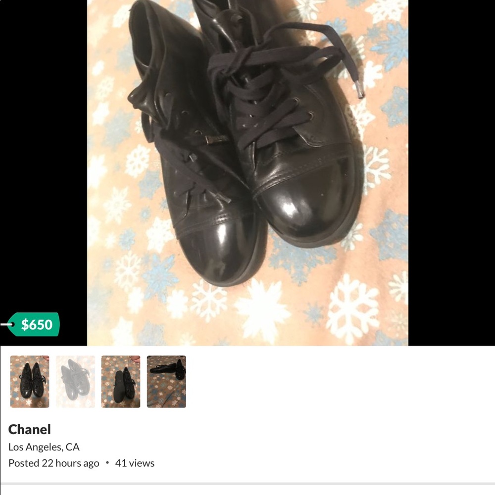 Chanel lace shoes - Picture 2 of 4